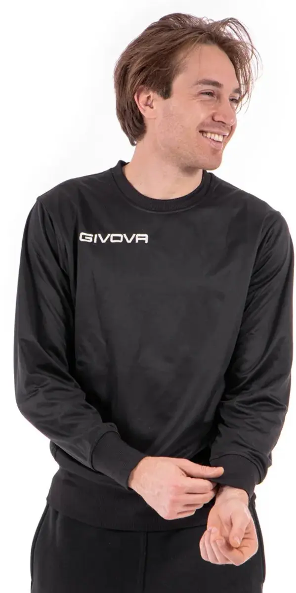 Givova Polarfleece One Sportswearshirt - XL - Zwart - afbeelding 6 van 6