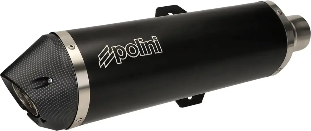 Uitlaat Polini Racing zwart Piaggio MP3 500cc (vanaf 2017)