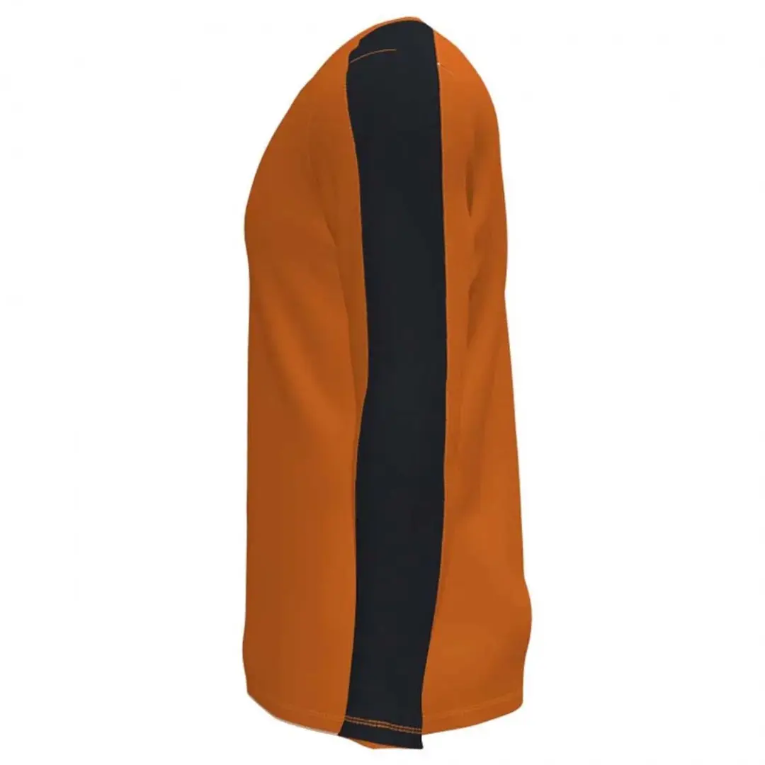 Joma Academy III Voetbalshirt Lange Mouw Kinderen 164 - Oranje/Zwart