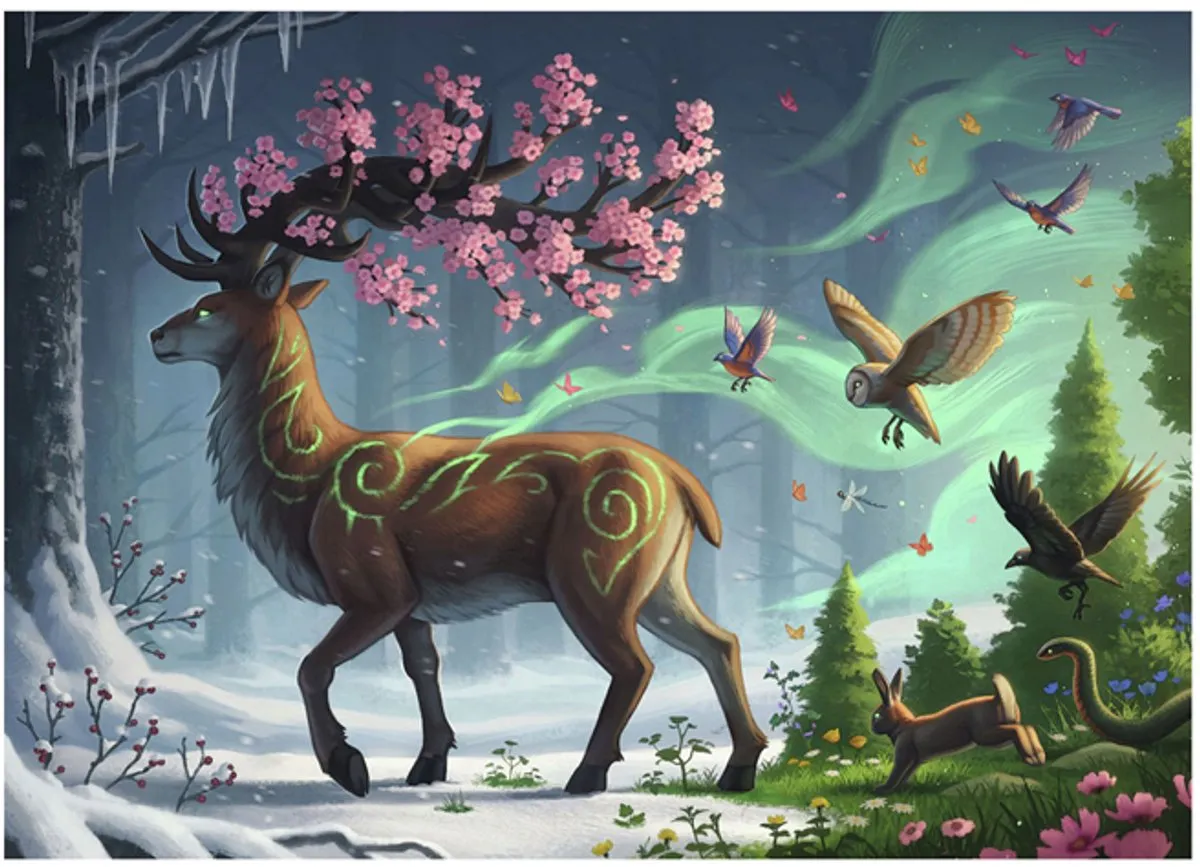 Ravensburger Hert Lente Puzzel 1000 Stuks