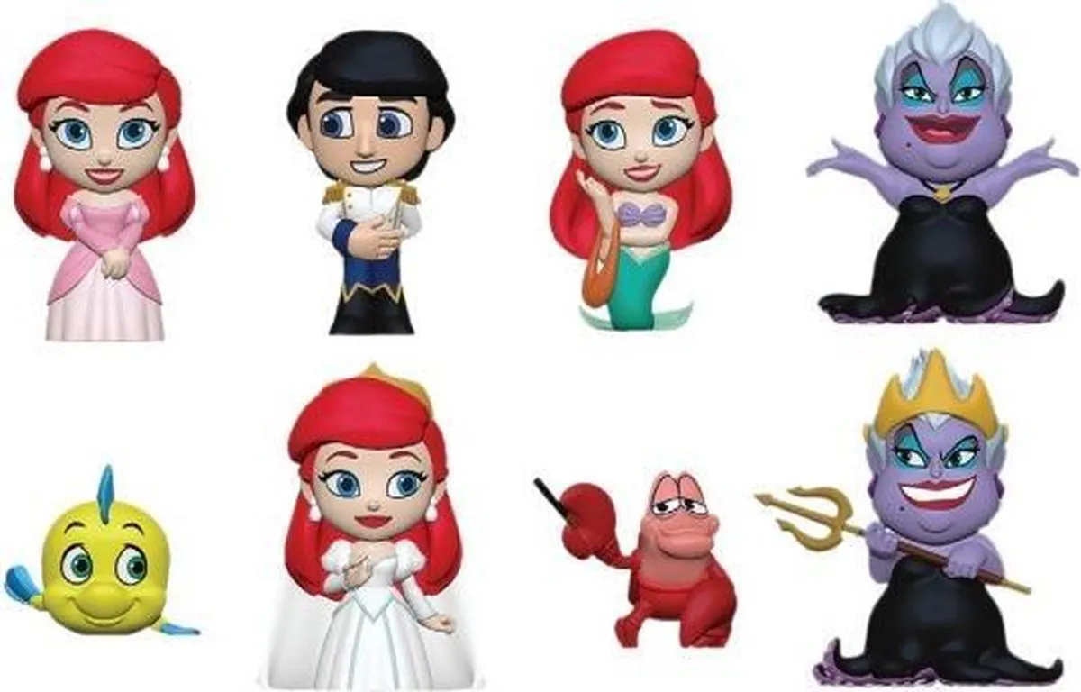Funko Mystery Mini The Little Mermaid - Verrassingsfiguur 6cm - Multi - afbeelding 2 van 2