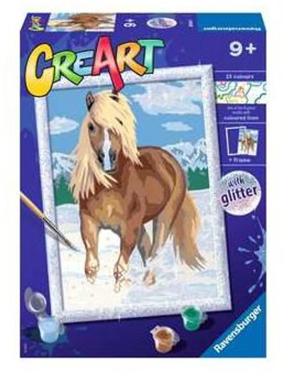 Ravensburger CreArt The Royal Horse Schilderen op nummer - 15 Kleuren - Multicolor