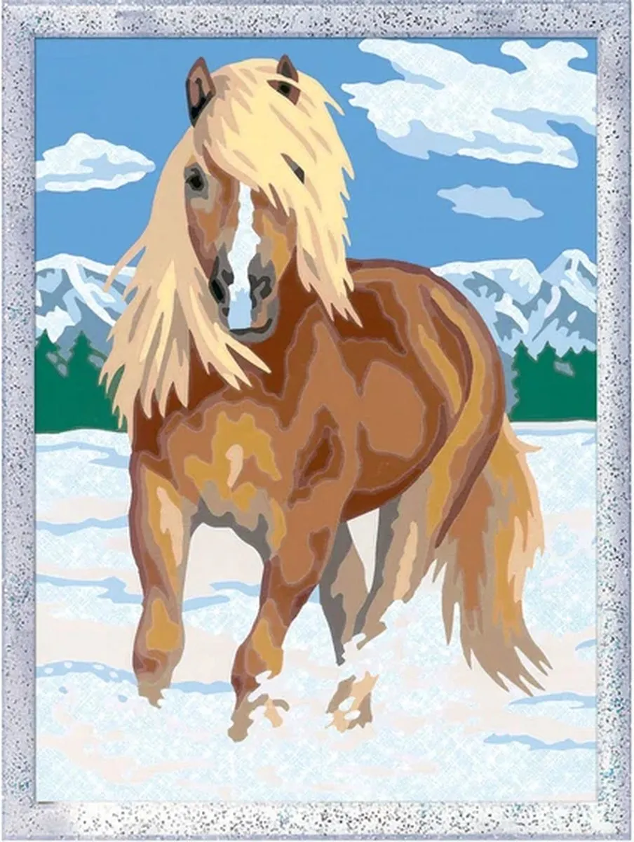 Ravensburger CreArt The Royal Horse Schilderen op nummer - 15 Kleuren - Multicolor - afbeelding 6 van 6