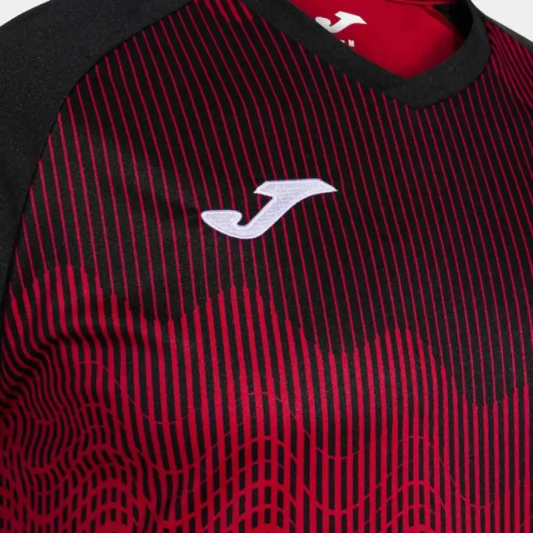 Joma Tiger Vi T-shirt - S - Rood/Zwart