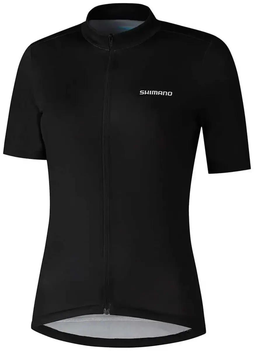 Shimano Element W’s SS Jersey Dames - M - Zwart