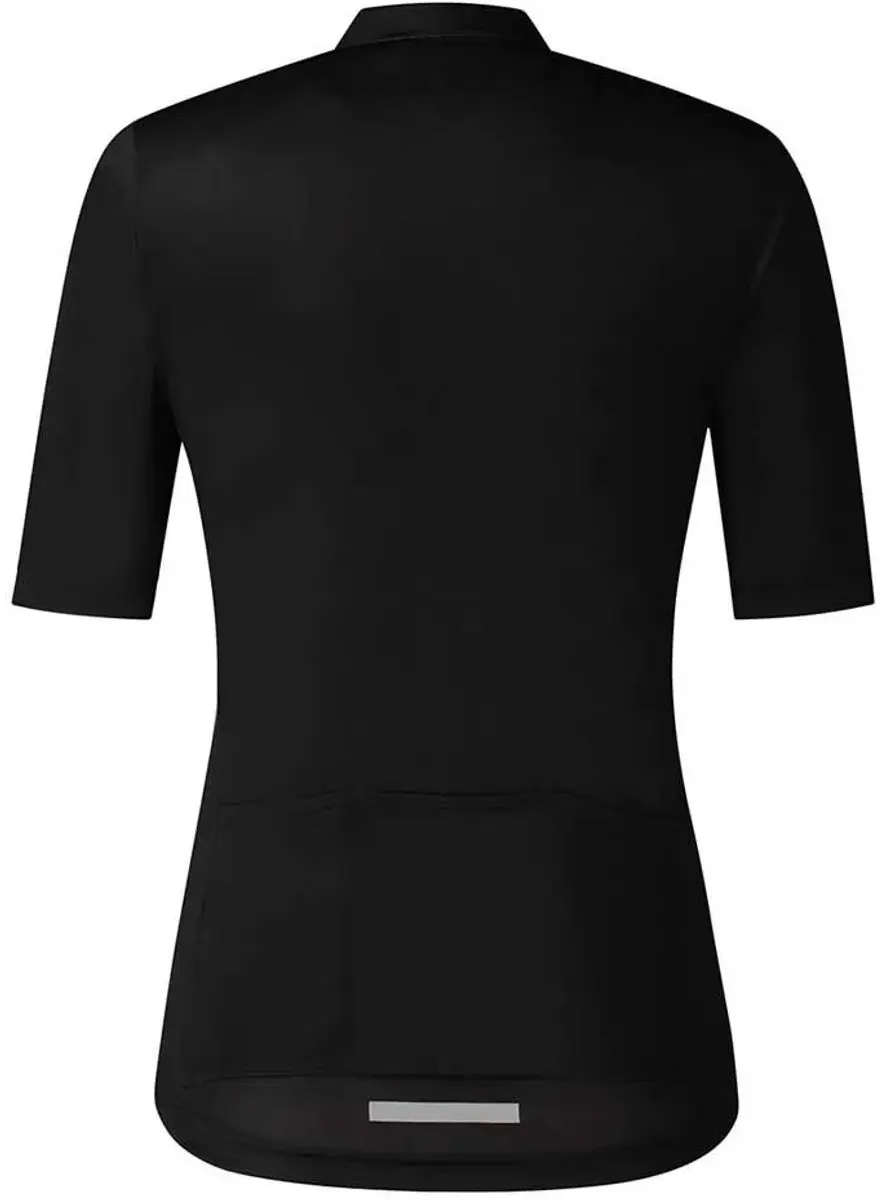 Shimano Element W’s SS Jersey Dames - M - Zwart