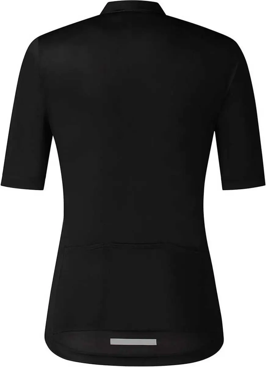 Shimano Element W’s SS Jersey Dames - M - Zwart