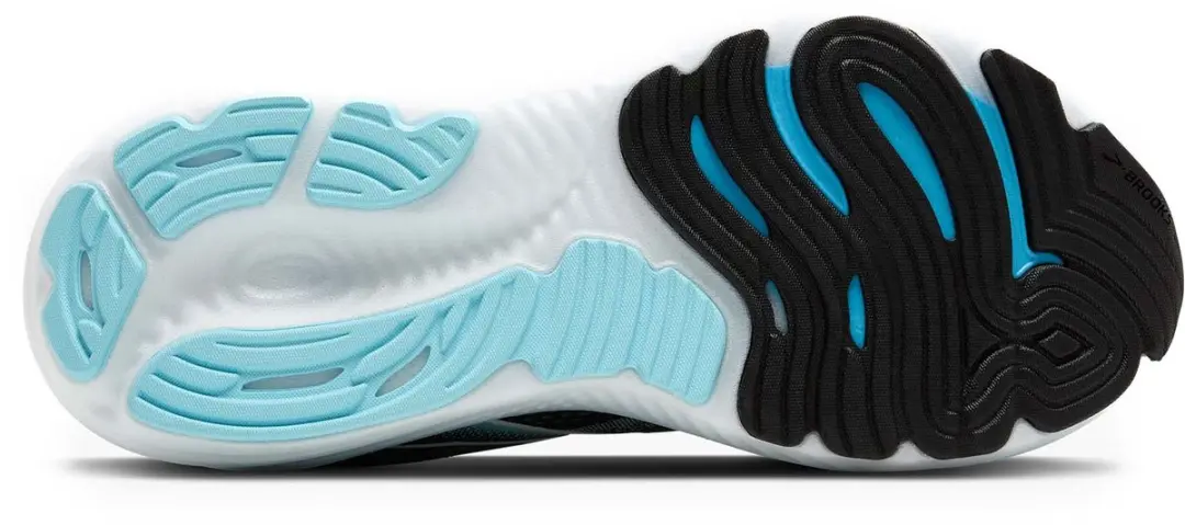 Brooks Glycerin 22 Heren Hardloopschoenen - 44 - Zwart/Blauw/Wit