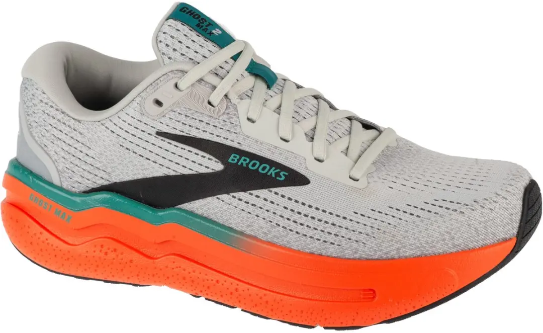 Brooks Ghost Max 2, Mannen, Wit, Hardloopschoenen, maat: 41