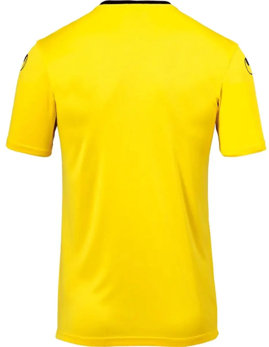 Uhlsport Offense 23 T-shirt Kinderen - Limoen/Zwart/Antraciet