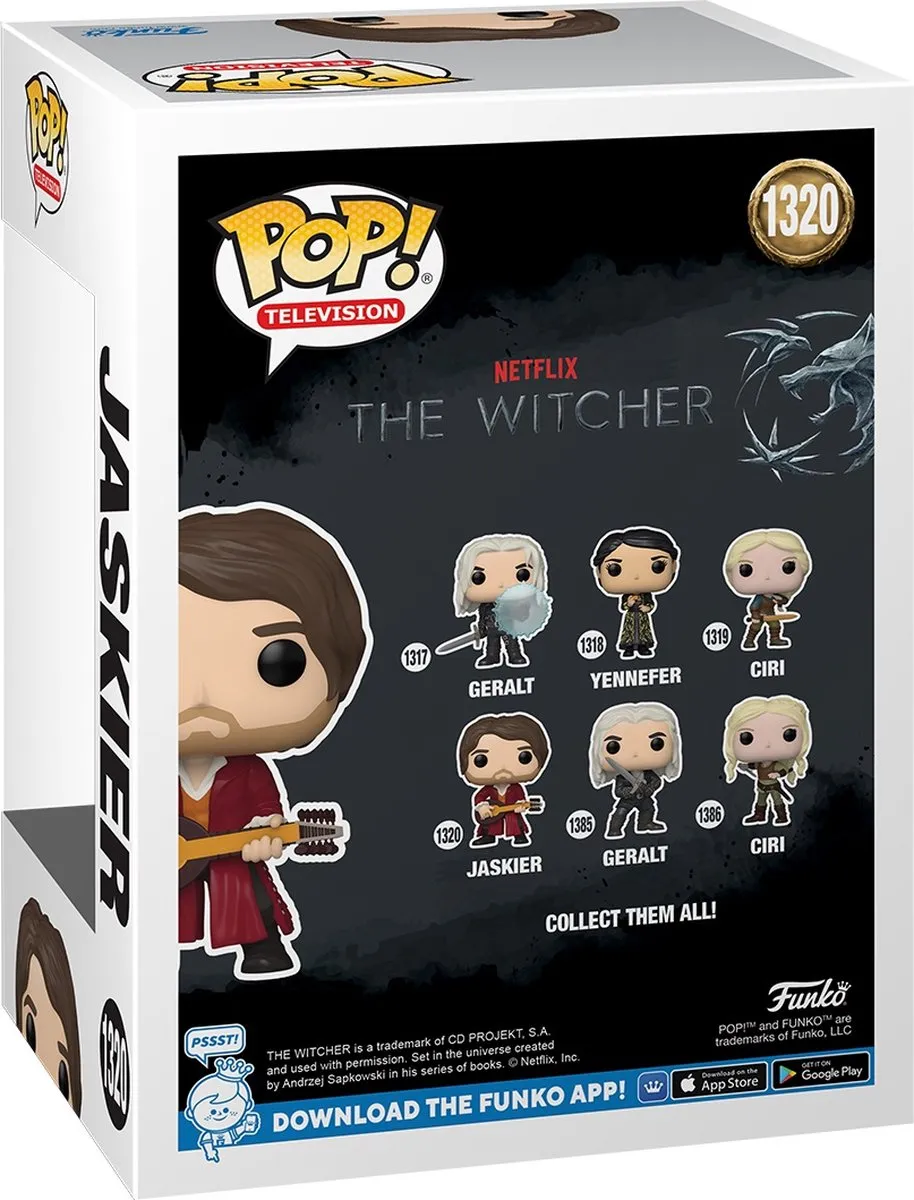 Funko Pop! The Witcher Jaskier Vinyl Figuur 1320
