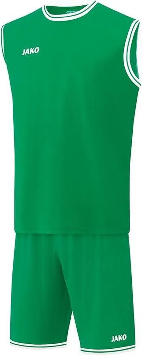 Jako Center 2.0 Basketbalshirt Heren M - Wit/Sportgroen