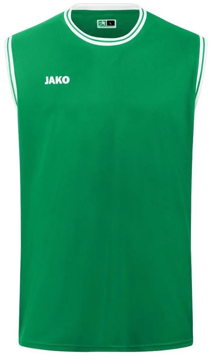 Jako Center 2.0 Basketbalshirt Heren M - Wit/Sportgroen