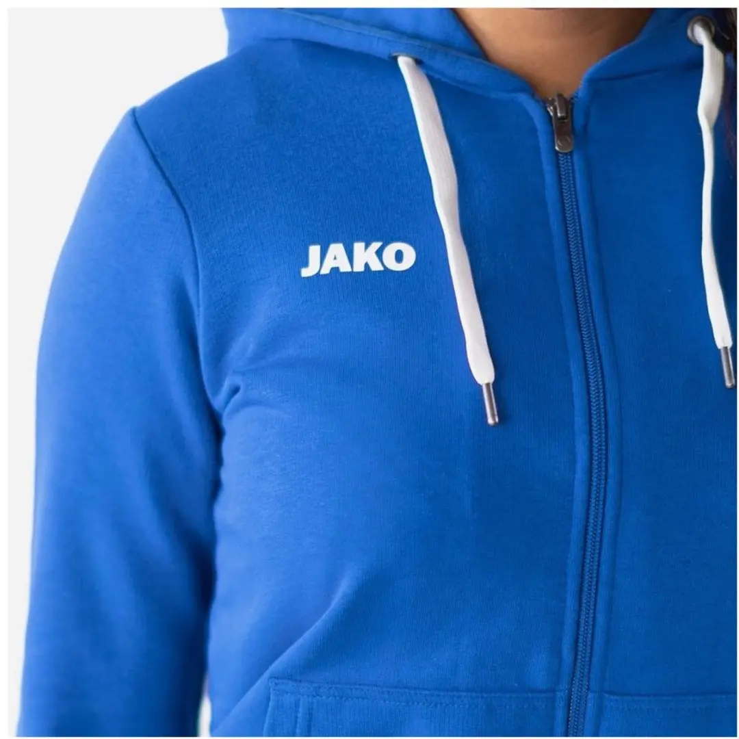 JAKO Hooded Jacket Base Vrouwen 38 - Blauw