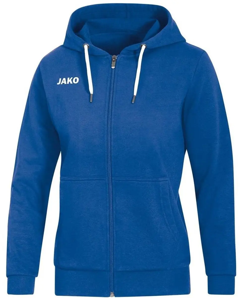 JAKO Hooded Jacket Base Vrouwen 38 - Blauw