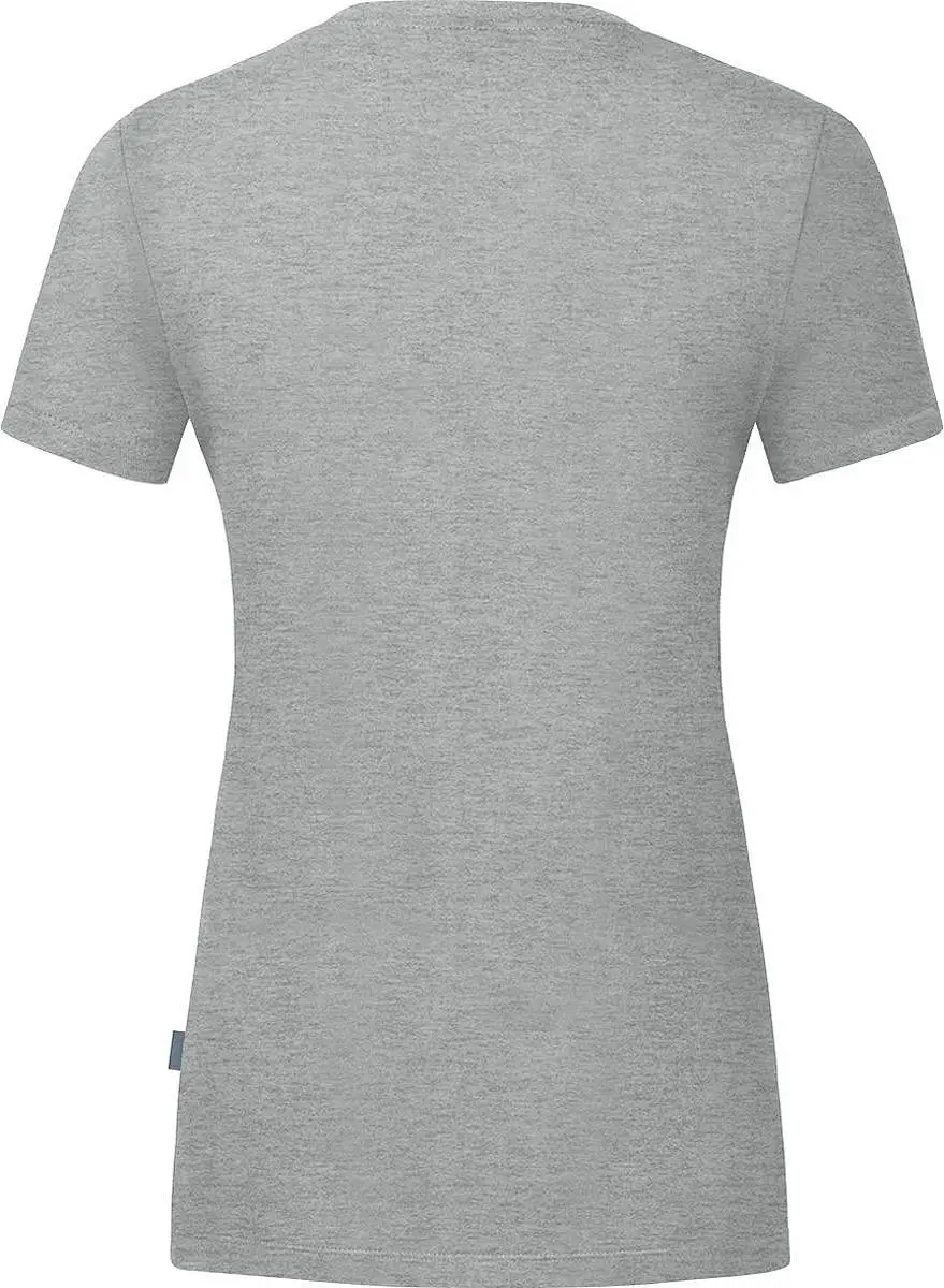 JAKO Organic T-Shirt Dames 40 - Lichtgrijs Gemêleerd