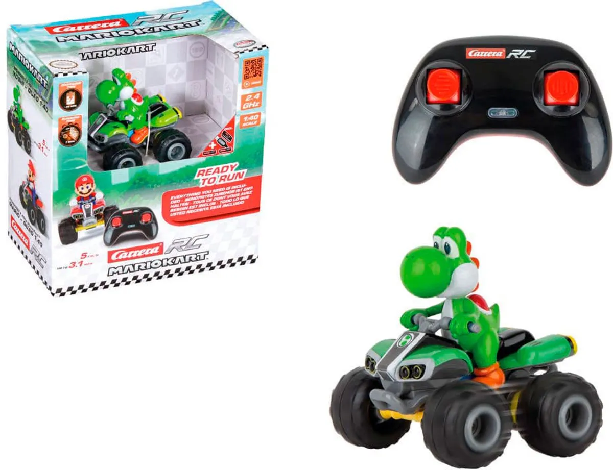 Carrera RC Mario Kart Mini Quad Yoshi 1:40 - 2,4GHz