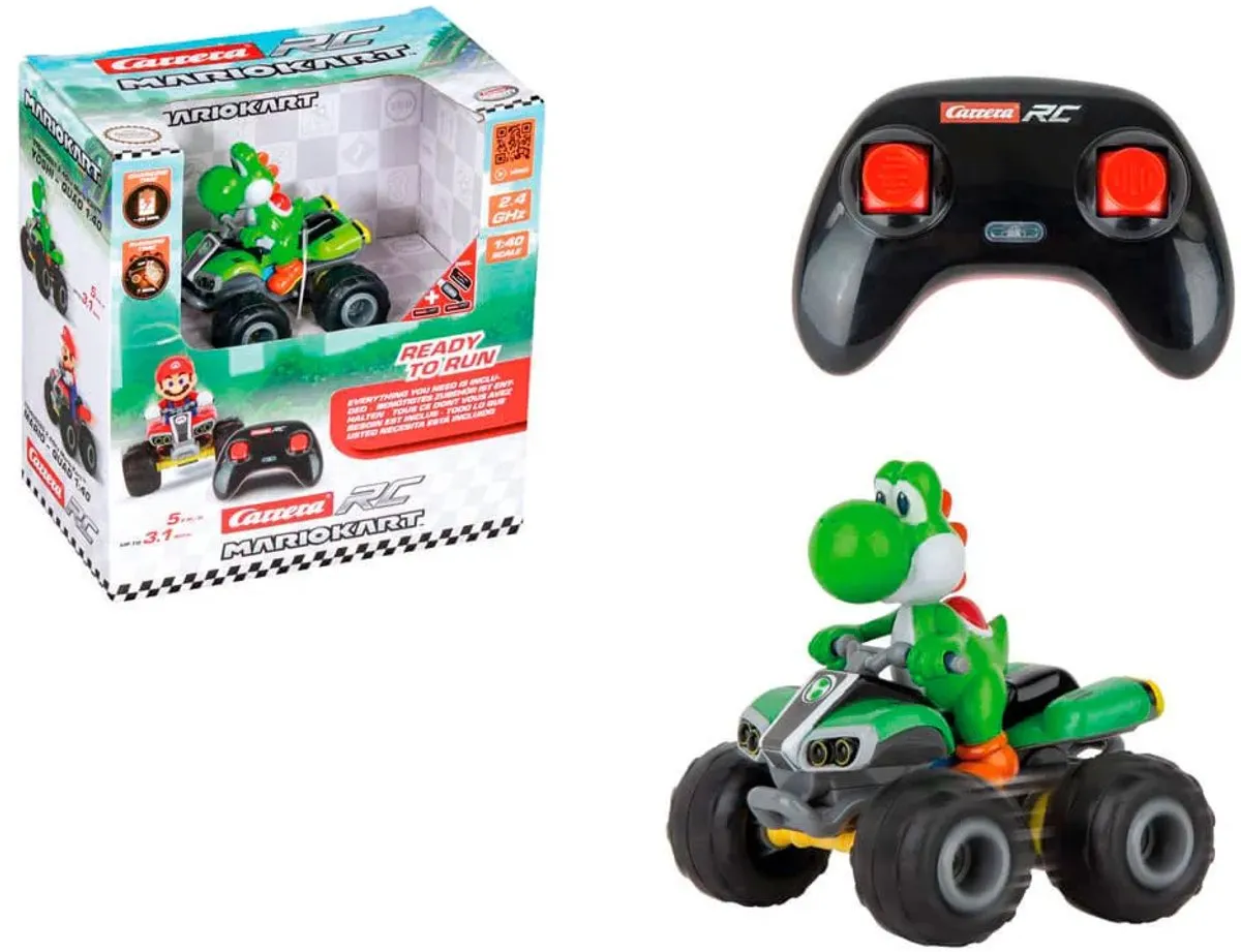 Carrera RC Mario Kart Mini Quad Yoshi 1:40 - 2,4GHz