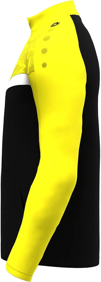 JAKO Iconic Polyestervest Kinderen 140 - Zwart/Zachtgeel