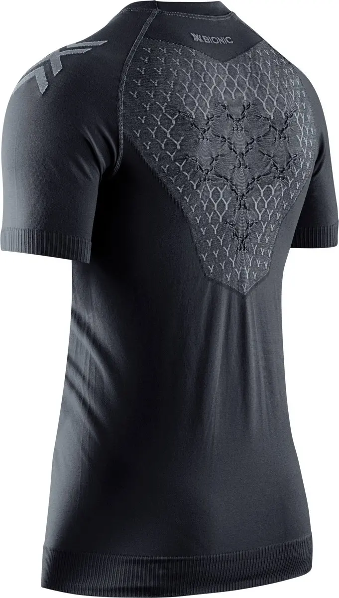 X-Bionic Twyce Run Shirt Heren - Zwart/Charcoal S
