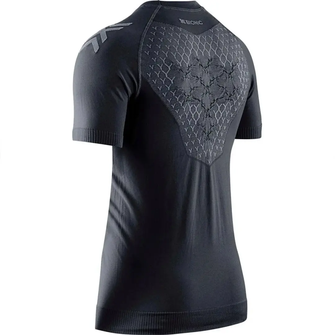 X-Bionic Twyce Run Shirt Heren - Zwart/Charcoal S
