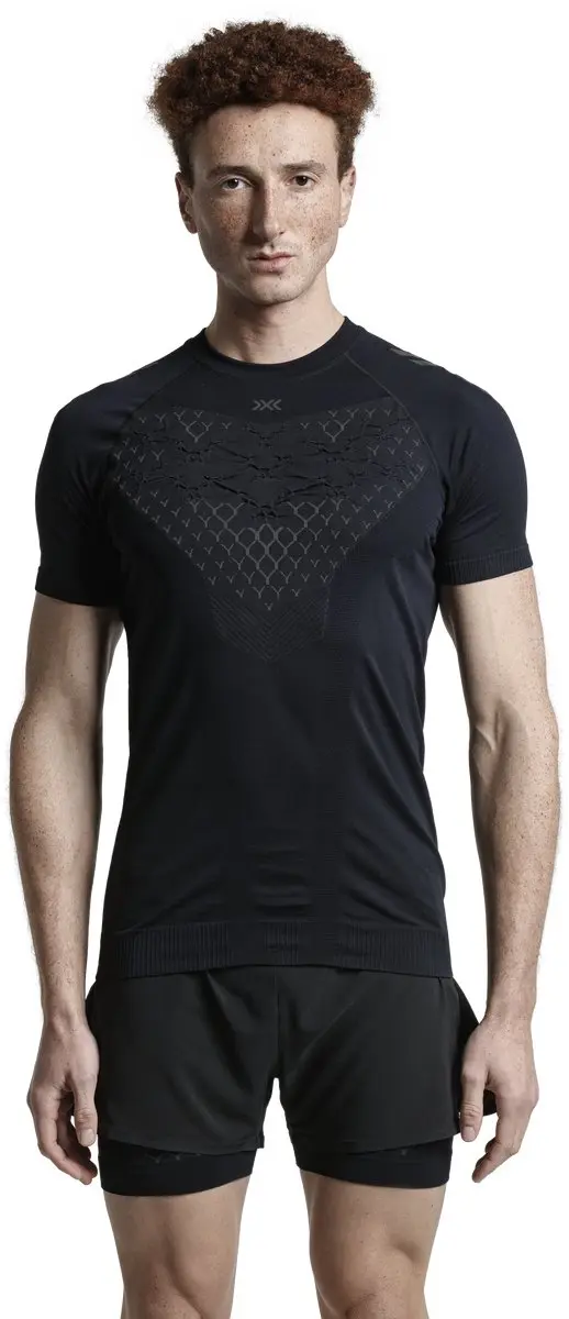 X-Bionic Twyce Run Shirt Heren - Zwart/Charcoal S
