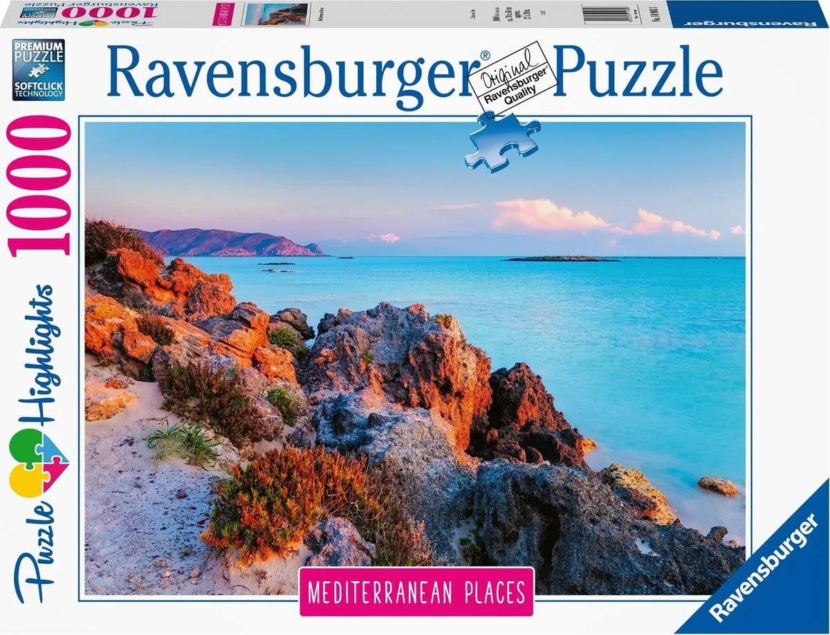 Ravensburger Griekenland Legpuzzel 1000 Stuks - 149803 - Multicolor