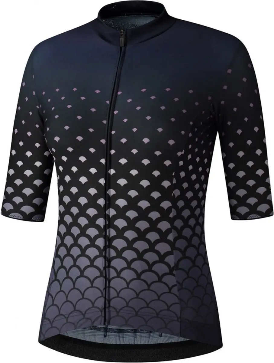 Shimano Fietsshirt Korte Mouwen Yuri Dames Navy Blauw-S