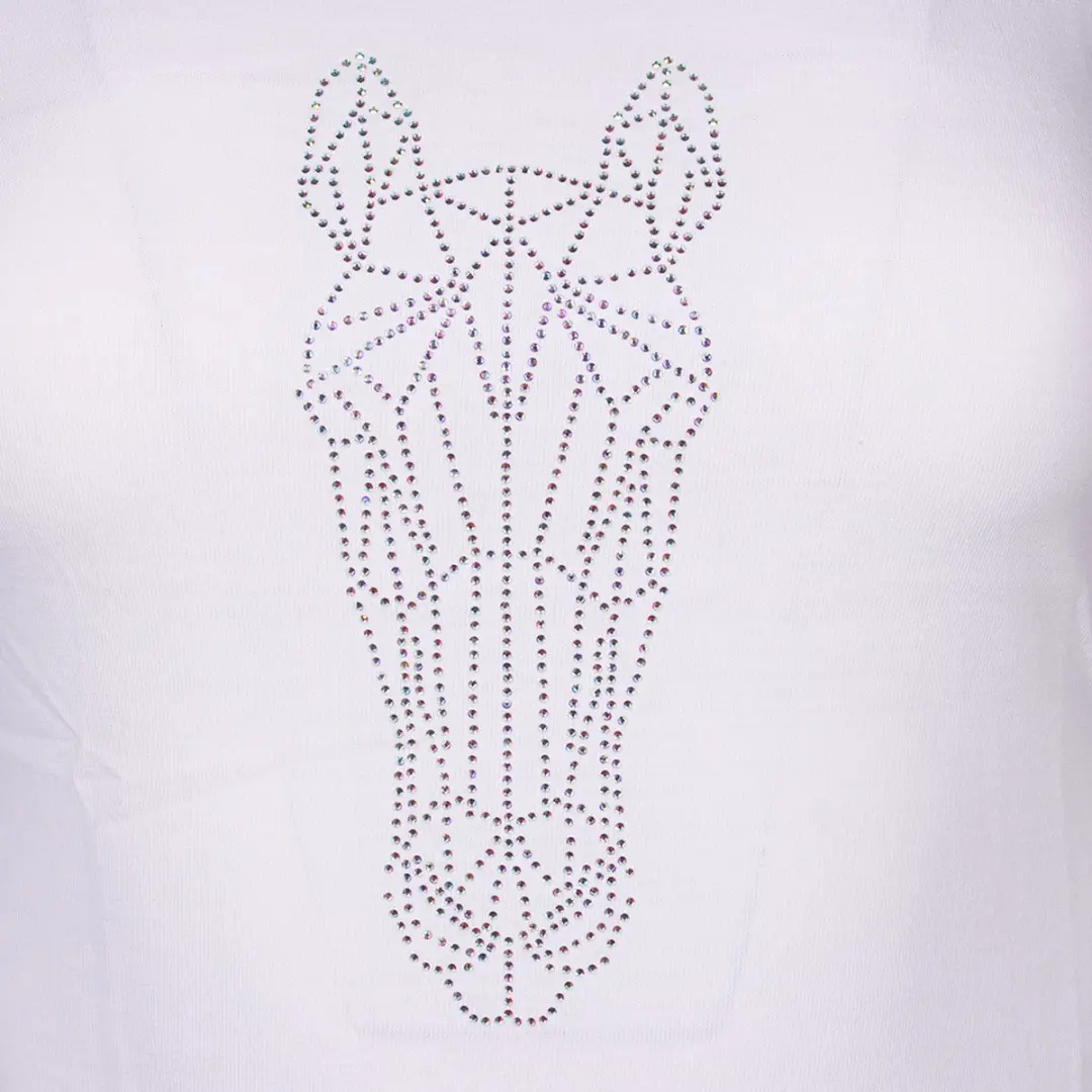 Epplejeck Ejglitter Horse Shirt - XL - Wit-zilver
