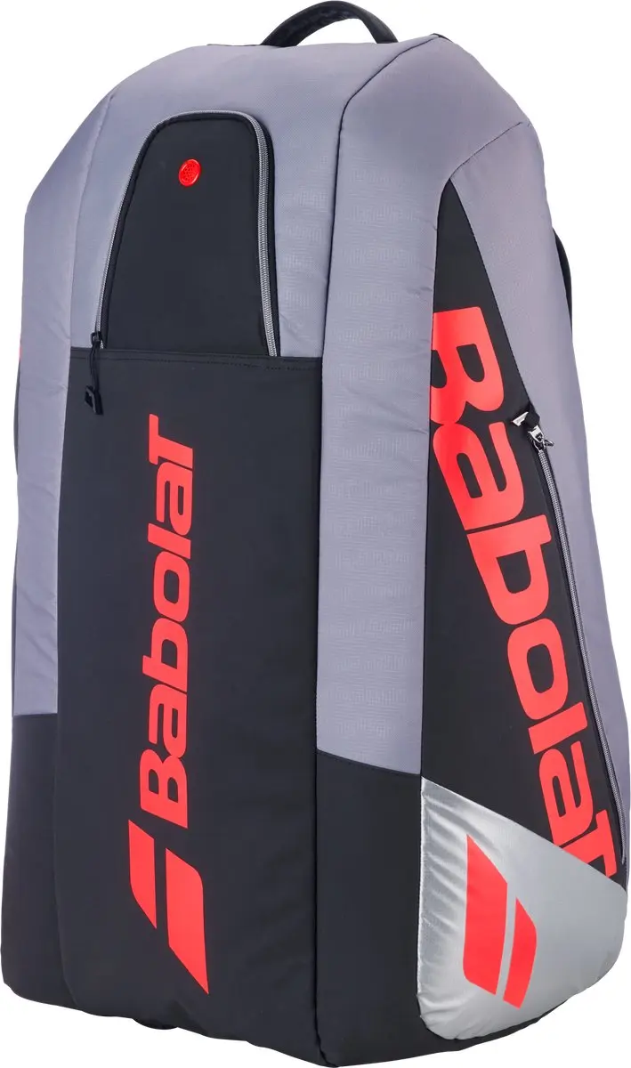 Babolat Pure Strike X9 Racketbag - 9 Rackets - Zwart/Grijs/RoodOranje - afbeelding 5 van 5