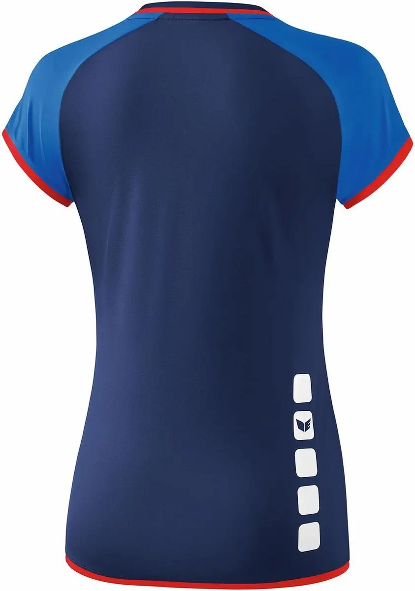 Erima Sportshirt 44 - Navy/Blaauw/Rood