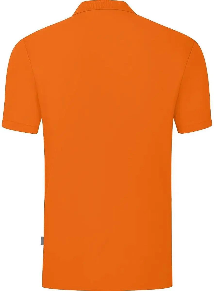JAKO Organic Polo Heren - Oranje S