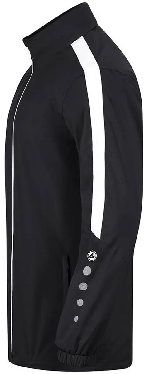 Jako Power Regenjas Junior 152 - Zwart/Wit