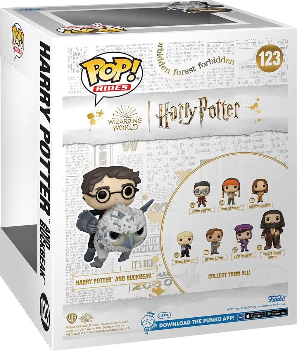 Funko Harry Potter Pop! Rides Buckbeak Deluxe 760008 - Multicolor