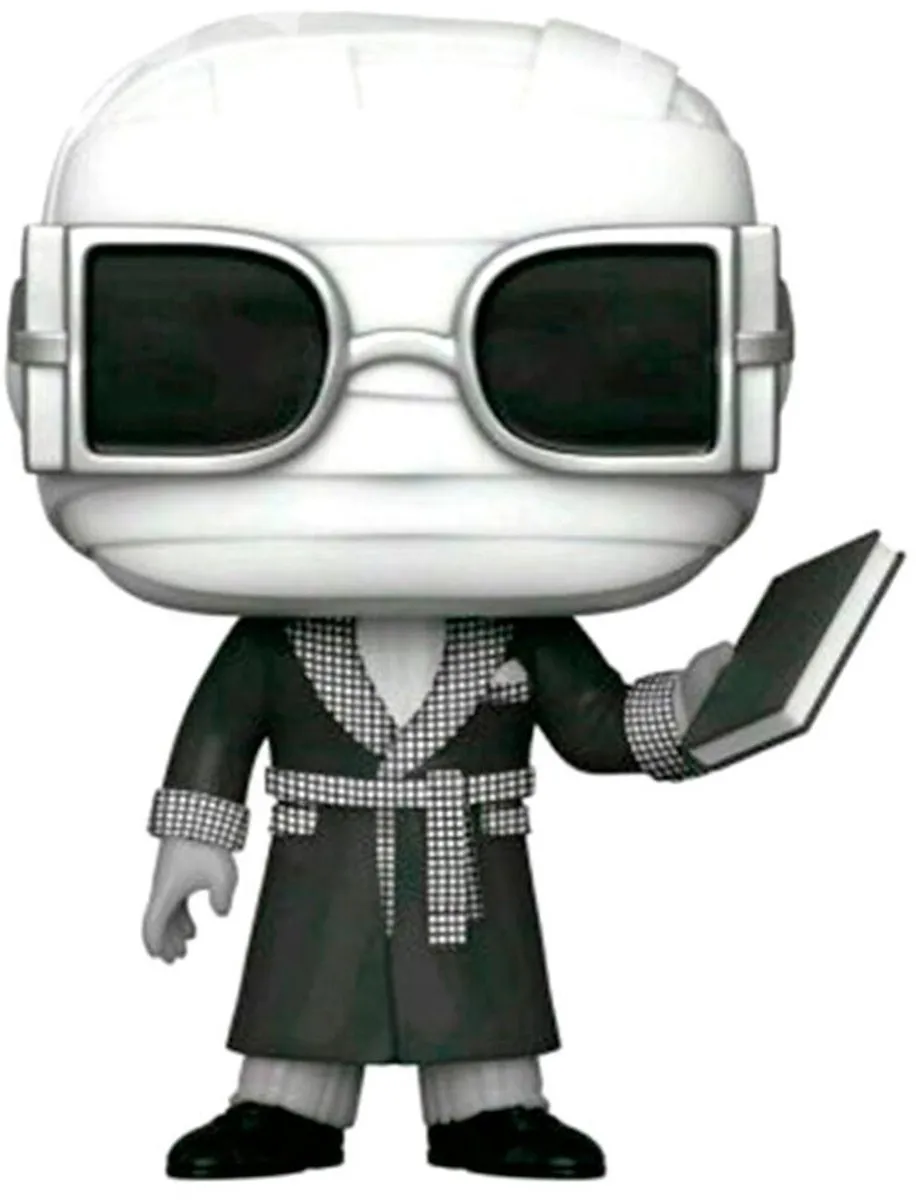 Funko Pop! Movies Monsters The Invisible Man US Exclusief - Zwart/Wit - afbeelding 2 van 6