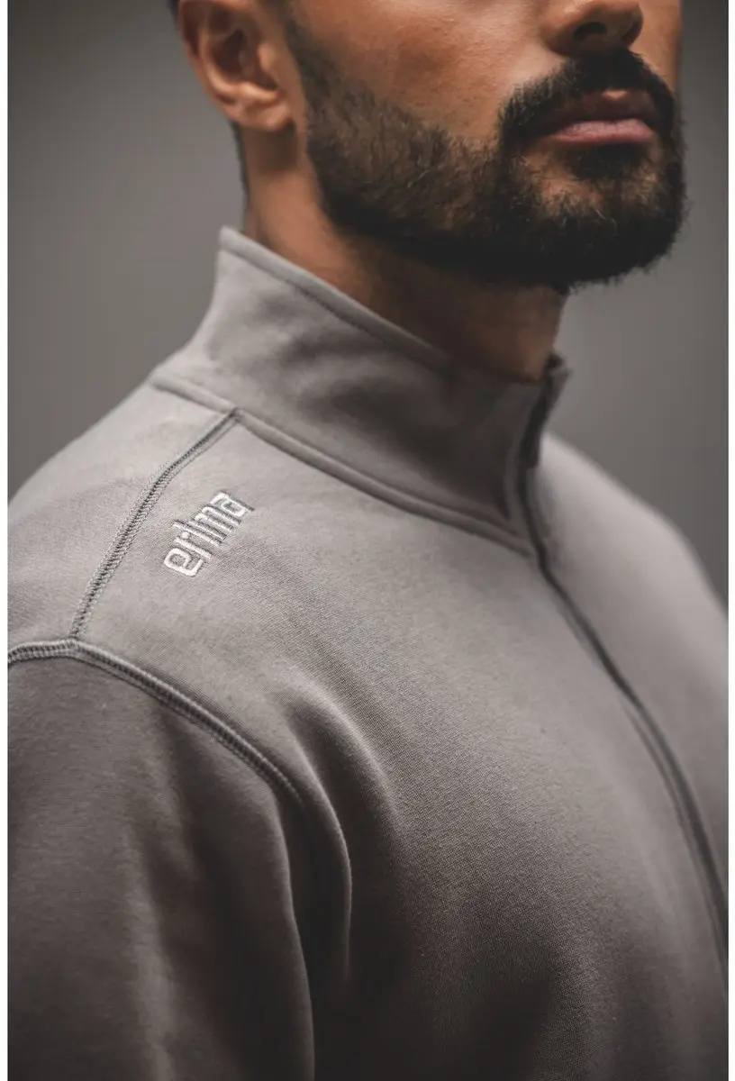 Erima Ts Sweatjack Heren - Taupe XS