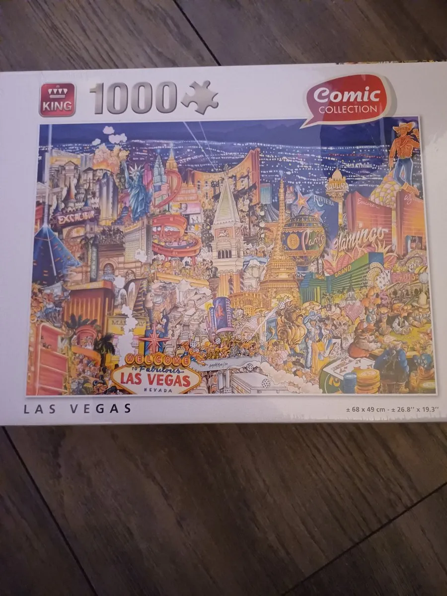 Jumbo King Puzzel Las Vegas 1000 Stuks