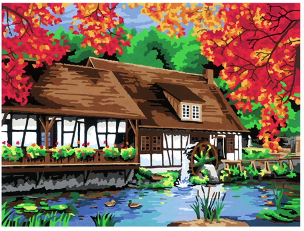 Ravensburger Creart Molen in Blautopf - Multicolor