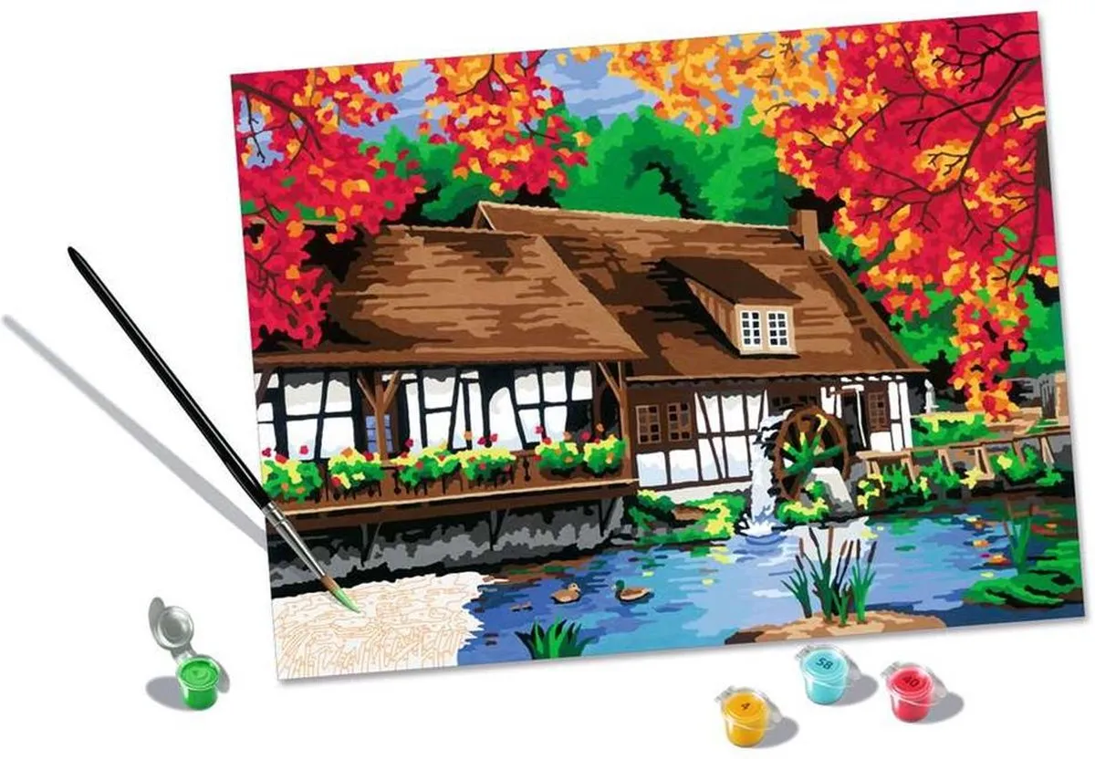 Ravensburger Creart Molen in Blautopf - Multicolor