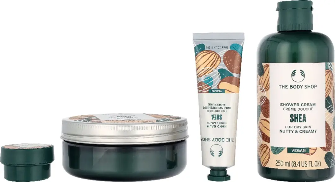 The Body Shop Medium Shea Verzorgingset - 580ml - 4 Stuks