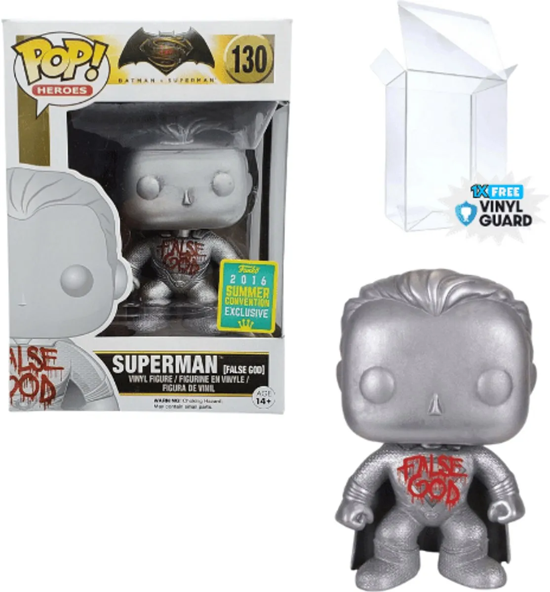 Funko Pop! DC Comics Batman vs Superman 130 Superman False God - Multi