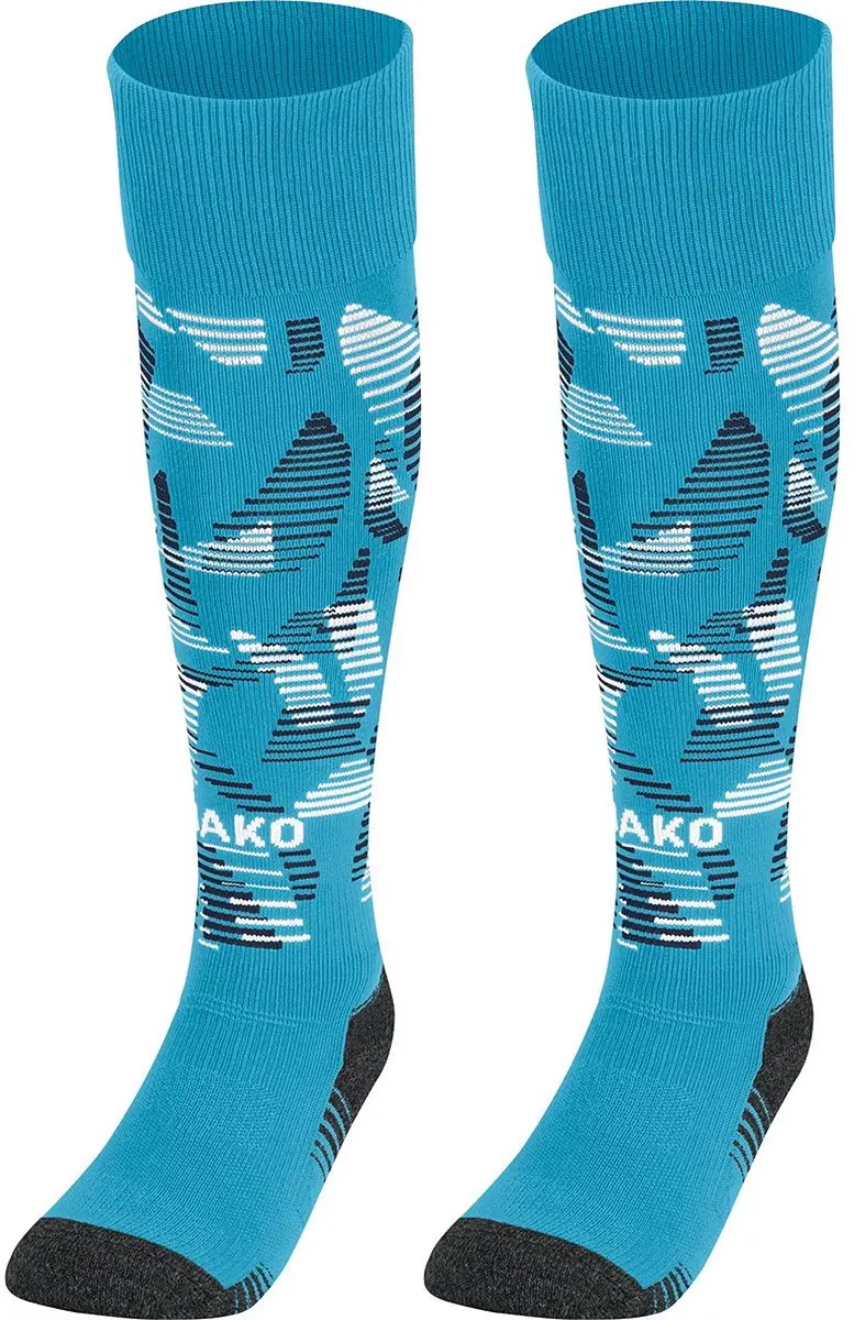 Jako Sonic Voetbalkousen Aqua/Marine/Wit