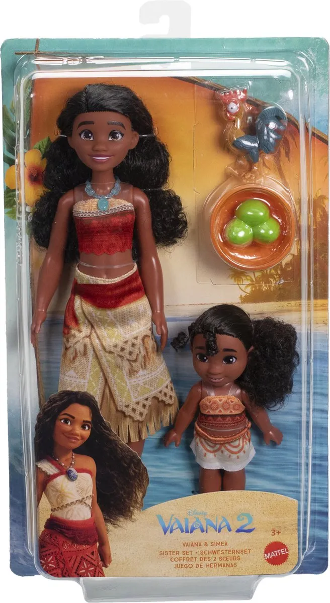 Disney Princess Vaiana en Simea Zussenset - Modepop Multicolor