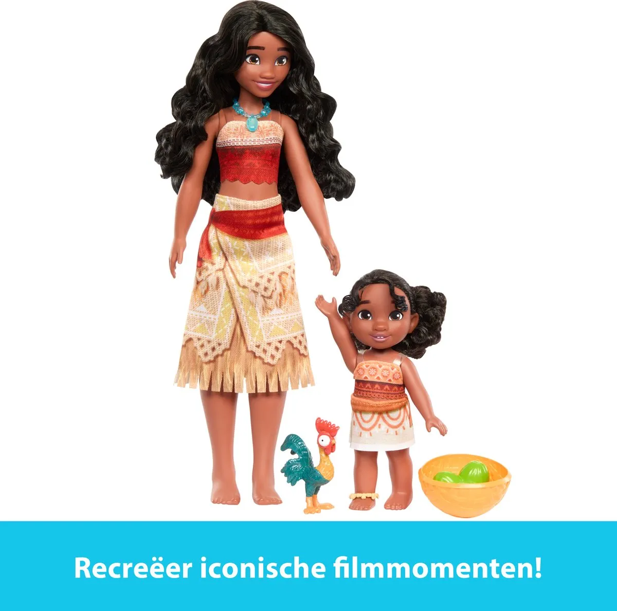 Disney Princess Vaiana en Simea Zussenset - Modepop Multicolor