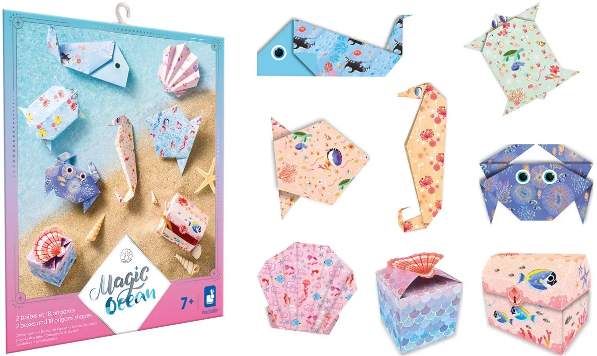 Janod Magic Ocean Origami - 20 Stuks - Multicolor