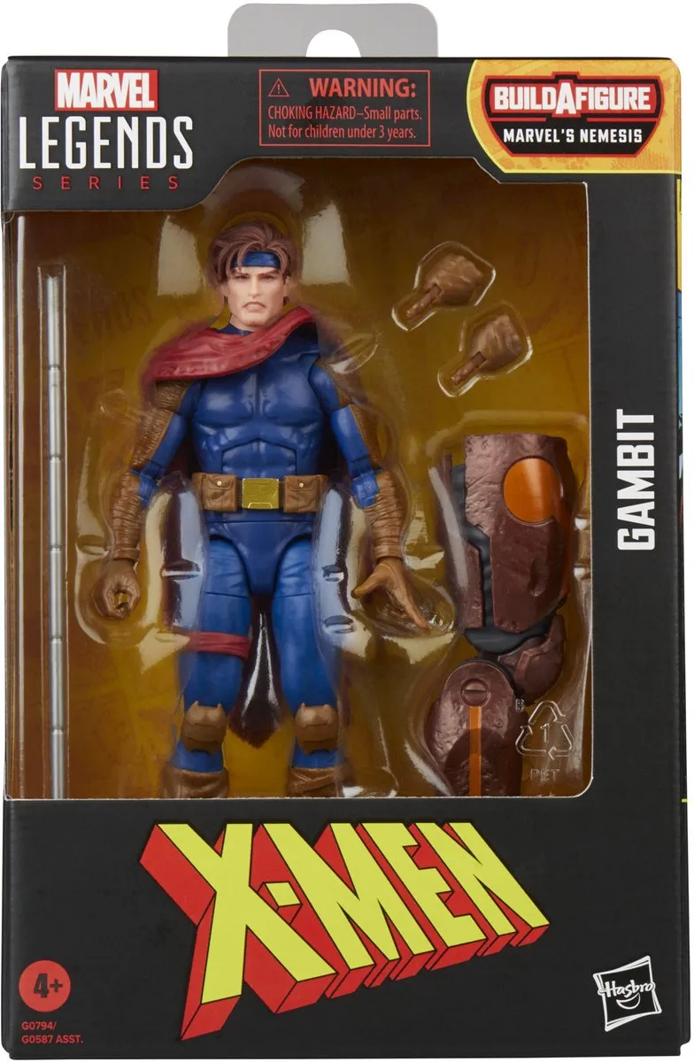 Hasbro X-Men Marvel Legends Gambit BAF HASG0794 - Action Figuur - 15 cm - Multicolor