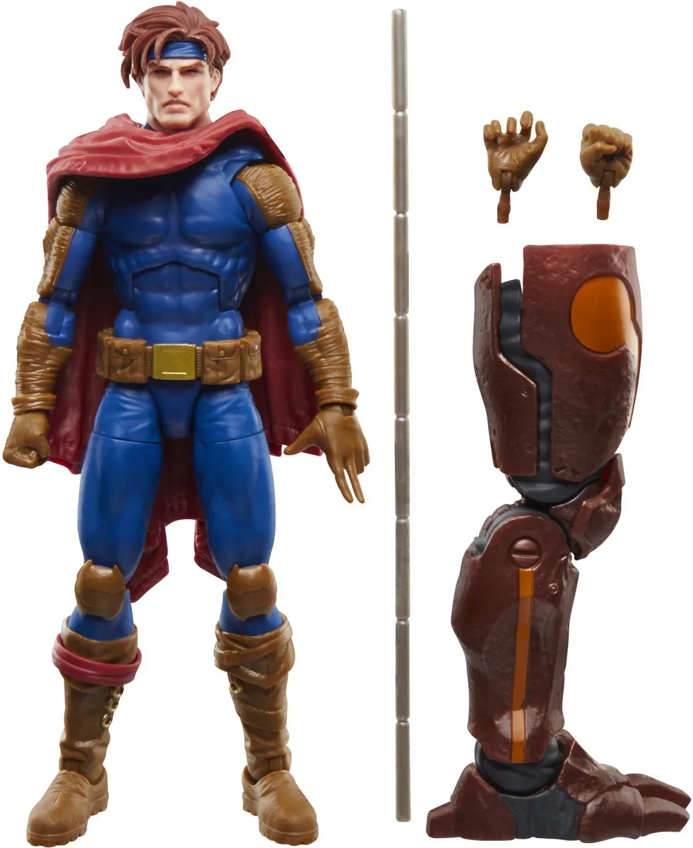Hasbro X-Men Marvel Legends Gambit BAF HASG0794 - Action Figuur - 15 cm - Multicolor