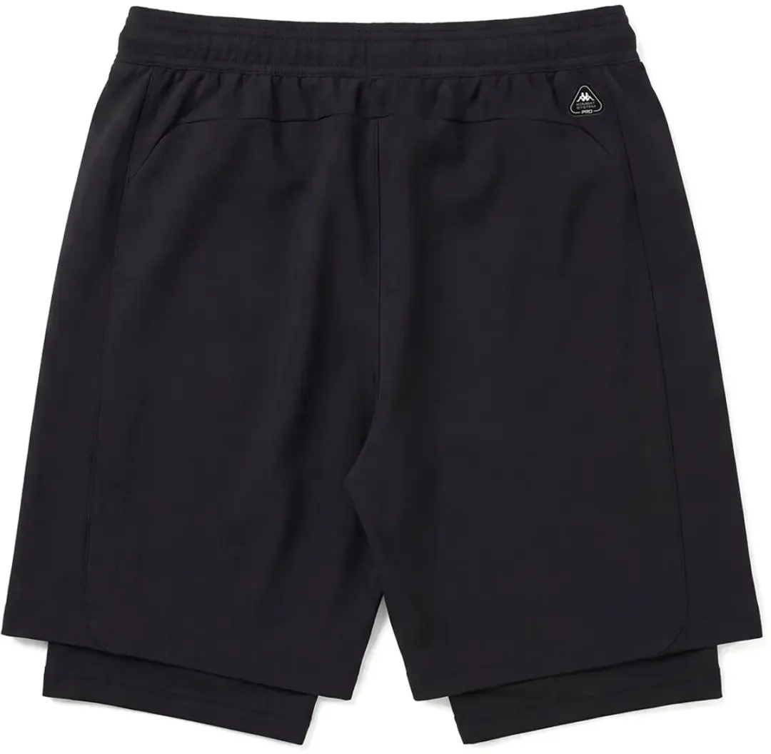 Kappa Inigo Pro Korte Broek - S - Zwart