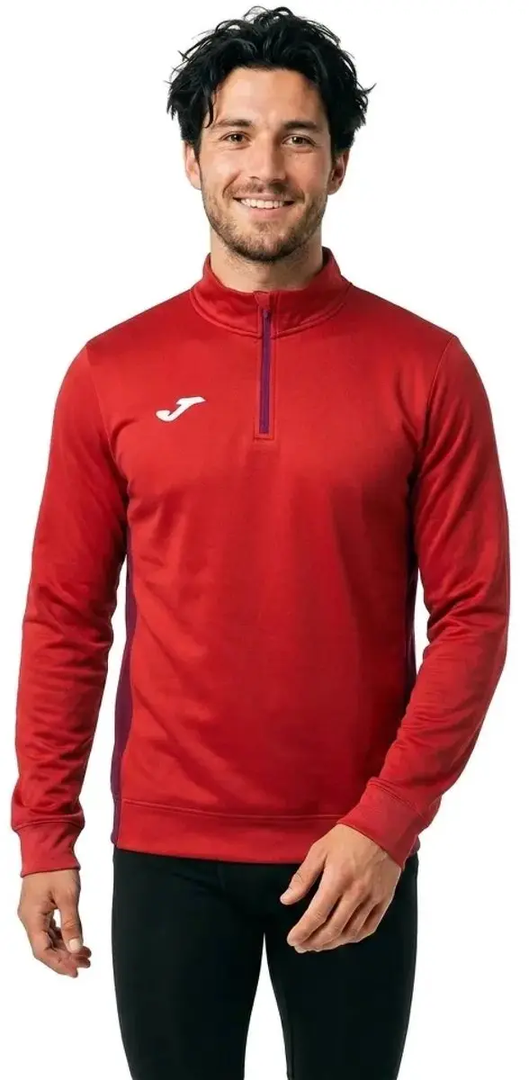 Joma Winner II Sweatshirt - Rode halve rits 3XL