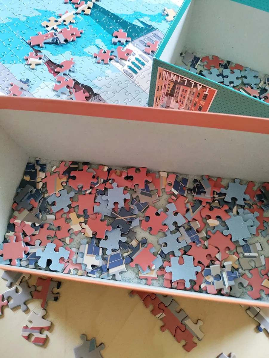 Tactic Vintage Tallinn Puzzel 1000 Stuks - Historische Baltische Stad